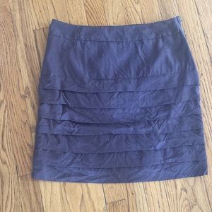 H&M Pleated Skirt in Brown Size 10